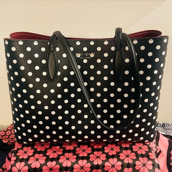 Kate Spade All Day Large Polka Dot Tote 😍 - Picture 3 of 13